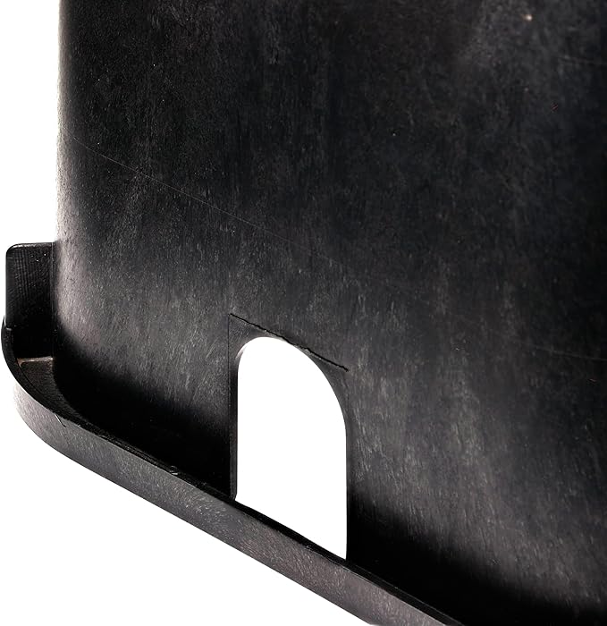 NDS 117BC* 15 in. X 22 in. Rectangular Jumbo Valve Box and Cover, 12 in. Height, Irrigation Control Valve Lettering, Black Box, Green Overlapping Cover, Black/Green