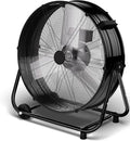 Uthfy 8800CFM Heavy Duty Industrial Drum Fan, 24 Inch High Velocity Floor Fan with 360° Tilt,2 Casters,Handle,3 Speeds 320W Garage Fan for Shop,Patio,Yard,Commercial,Workshop,Factory