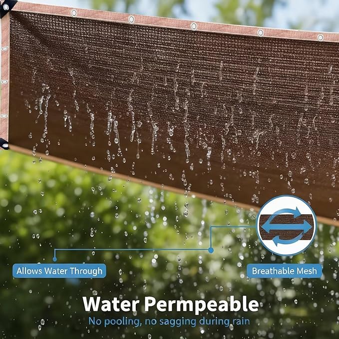 AHWEKR 90% Shade Cloth,2.5x5ft Tear Resistant Sun Shade Net with Reinforced Grommet,Durable Garden Shade Tarp Cover for Greenhouse,Plant Cover, Chicken Coop,Patio and Pergola,Black