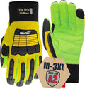 Cestus 5076, Winter Work Gloves for Cold Weather, Corded Cotton Palm, Insulated, Waterproof, ANSI Cut A2, ANSI Impact 1