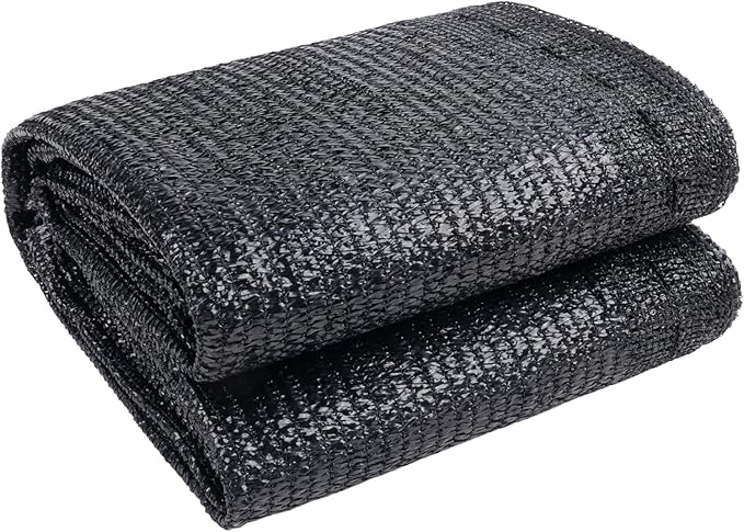 LOVE STORY 10x12FT 70% Black Shade Cloth Sun Shade Net UV Resistant Mesh Tarp Plant Cover Sunblock Net for Garden,Greenhouse,Vegetables,Flowers