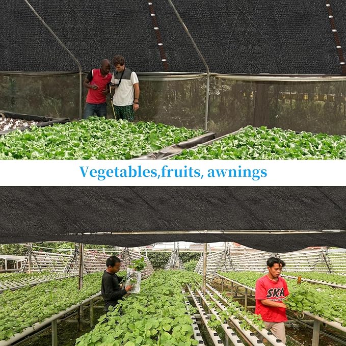 90% Shade Cloth for Garden 10x20FT Shade Cloth with Grommets,Shade Tarp for Plants,Shade Tarps for Outdoors,Patio Covers for Shade and Rain,Suitable for Shading Plants,Garage,Summer Garden Shade Net