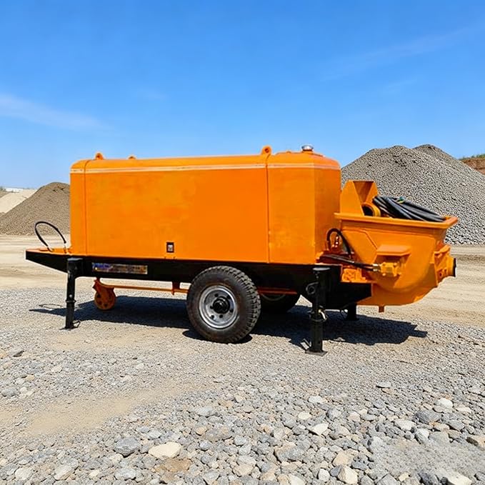Concrete Pump Machine 8 to 35 Cubic Meter Per Hour Output with Vertical 20 to 150 Meter and Horizontal 50 to 500 Meter Conveying Distance High Efficiency Trailer Concrete Pump Customizable Models