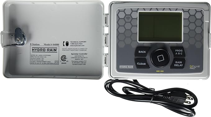 HRC 400 Indoor/Outdoor 8-Station Wi-Fi Smart Irrigation Controller