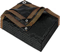 90% Black Shade Cloth, 10x15 FT Mesh Tarp Sun Shade Cloth with Grommets, Sun Protection Sail for Garden Greenhouse Pergola Plants Chicken Coop Patio Outdoor Neting Cover