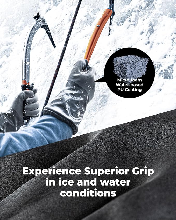 toolant Waterproof Winter Gloves, Balaena Freezer Gloves for Light Duty & Outdoor Adventure, Hiking, Camping, Washing