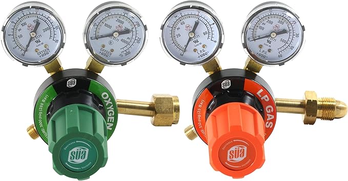 SÜA Oxygen and Propane/Propylene Regulators Combo - V350 Series