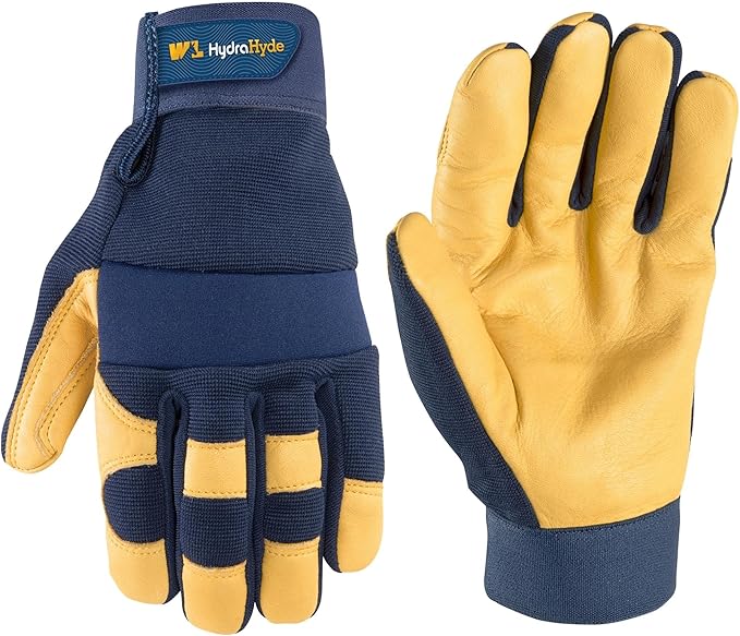 Wells Lamont Men's Leather Palm Work Gloves
