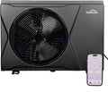 35,000 BTU/h Pool Heat Pump Heater with Wi-Fi App Control, 115V Plug & Play, Titanium Heat Exchanger, Quiet High-Efficiency Heating for Above-Ground/Small Inground Pools up to 9,000 Gallons