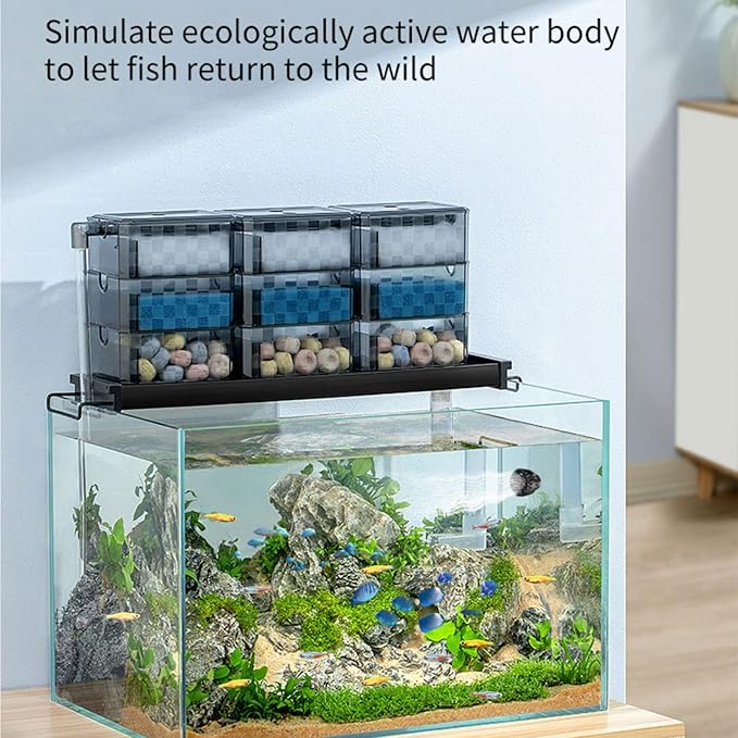 Mini Aquarium Pump Wave maker For Aquarium USB Power Connector 530GPH (2000L/H) Circulation Water Pump 5W DC 5V With Magnetic DC Powerhead For Tanks Up to 14 Inches And 5 10 20 Gallons Fish Tank