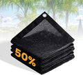 VICLLAX 50% Customized Black Garden Shade Fabric Sun Shade Cloth - UV Protection Sun Shade Cover for Plants, Outdoor, Greenhouse & Lawn | Lightweight Cover Mesh Fabric with Grommets, 9x19 FT