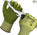 Schwer 120 Pairs ANSI A7 Cut Resistant Fishing Gloves, CR3009 Touchscreen Compatible Work Gloves for Men and Women, Non Slip, Ideal for Fishing, Hunting, Hiking, Cycling, DIY and Outdoor Activities, L