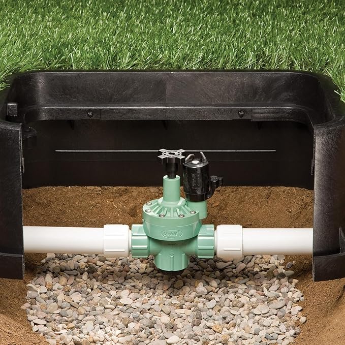 5-Pack Orbit 57020P 1" FPT 100 Series Automatic Inline/Angle Sprinkler Valve with Flow Control