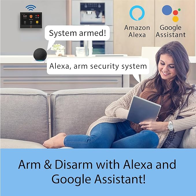 OSI Alarm System Gen 2 (4G), 11pc, DIY, Motion & Entry Sensors, Wireless Siren, Remotes, App & Alexa Compatible Self Monitor(No Monthly Fees) or 24/7 Alarm Monitoring (as Low as $15/mo)