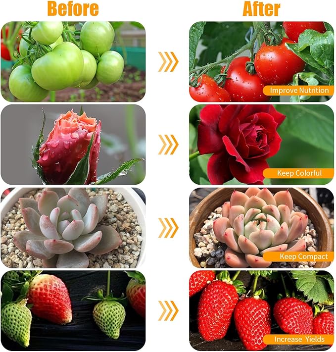 Black Clip Grow Lights for Indoor Plants, 168 Full Spectrum LEDs Clip Plant Growing Lamps with Flexible Gooseneck and 4/8/12h Timer, 3 Spectral Modes, 10 Dimmable Levels (3 Head 1 Pack)