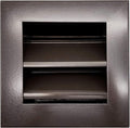 HVAC Premium 24"W x 36"H Aluminum Exterior Gable Louver Vent for Walls & Crawlspace - Weather-Resistant Air Grille with Screen Mesh - Brown [Outer Dimensions 25.75"W x 37.75"H]