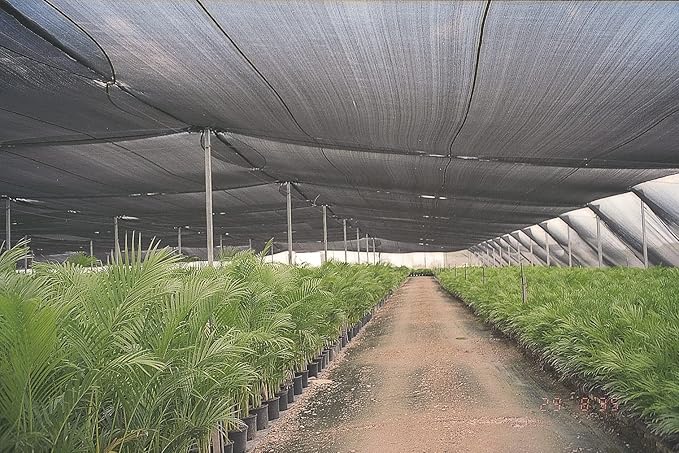 Agfabric 40% Sunblock Shade Cloth Cover with Clips for Plants 6’ X 20’, Black