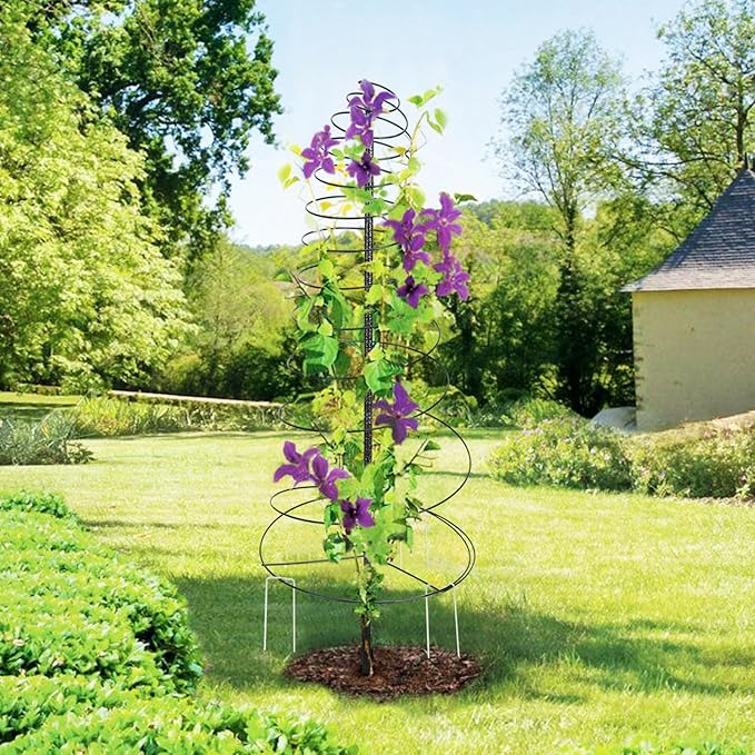 Trellis for Climbing Plants Outdoor,Plants Trellis 44 inch Support Metal Garden Trellis for Plants Flowers Light Vegetables Vine Support