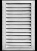 HVAC Premium 20"W x 28"H Aluminum Exterior Gable Louver Vent For Walls & Crawlspace - Weather-Resistant Air Grille With Screen Mesh - [Outer Dimensions 21.75"W x 29.75"H]