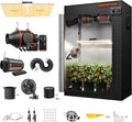 Spider Farmer Grow Tent Complete System 4x2 SF-2000 LED Grow Light with Samsung LM301H EVO Diodes & Dimmable Lights 47" x 24" x 71" Grow Tent 4 Inch Inline Fan Filter with GGS Smart Controller