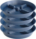 4 Pack Plant Saucer 10 inch, 8 12 14 17 inch, Plant Stand Plastic Plant Saucers for Indoors Outdoor, Heavy Duty Flower Plant Risers for Inside Pots, Pot Saucers for Plants, Grow Bags Saucers
