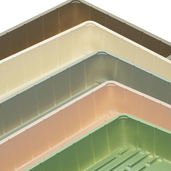 Mr. Pen- Seed Starter Trays, 10 Pack, 17"x10"x2.4", Durable Plastic Growing Trays, Stackable and Reusable Seedling Starter Kits for Indoor, Outdoor, Greenhouse Gardening, Planting, Hydroponic Systems