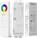 PAUTIX Matter WiFi LED Controller Kit ML5 Compatible with Tuya APP/Homekit/Smart Life/Alexa/Google Home/Siri, DC12-48V Dimmable with RF Remote for Single Color/CCT/RGB/RGBW/RGBCCT LED Strip Lights