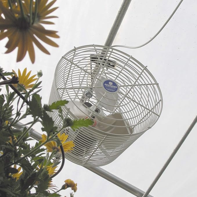 Schaefer Versa-Kool Air Greenhouse Circulation Fan - 12 Inch., 5,473 CFM, 1/3 HP, 115/230 Volt, Model# VK20