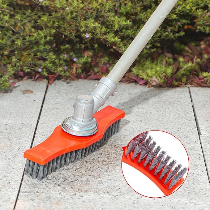 Lawn Mower Cleaning Brush, Efficient Debris Handling, 29.5x4.7cm, Garden Yard Brush, Dirt Removal Tool, Mowing Machine Accessory, for Tiles Farm Equipment Outdoor Floors