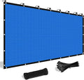 Shade&Beyond Customized Size 9' X 14' Shade Cloth with Grommets, 90% UV Protection UV Protection Mesh Tarp Sun Screens for Patio GN04, Blue