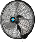 Tornado 20 Inch Professional High-Velocity Oscillating Wall Fan – Ideal for Industrial, Commercial, and Residential Use – 3-Speed Settings, 5250 CFM, UL Safety Certified