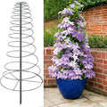 Spiral Frame Trellis for Climbing Plants Outdoor Indoor - 44" Adjustable Heavy Duty Metal Garden Plant Support with Anti-Wobble Screws,for Pole Beans,Tomato, Sweet Pea,Clematis,Potted Plants,Vine