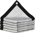 Aluminum Shade Cloth- Breathable Cooling 80% Shading Rate with Edge and Mesh Easy Hanging,Shade Cloth for Garden,Greenhouse,Balcony,Lawn Terrace,Chicken Coop and Dog Kennel,Reflective Tarp