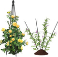 AlisisFores 2 Pack Garden Trellis for Climbing Plants, Garden Trellis Rustproof Plastic Coated Metal Plant Support for Vegetables, Vines and Rose Bushes
