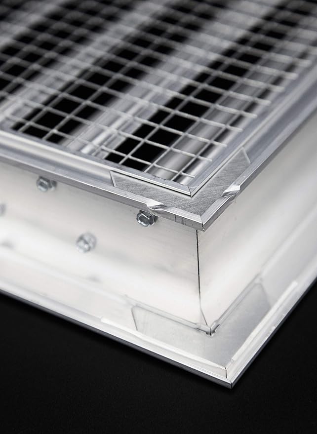 HVAC Premium 34"W x 18"H Aluminum Exterior Gable Louver Vent For Walls & Crawlspace - Weather-Resistant Air Grille With Screen Mesh - [Outer Dimensions 35.75"W x 19.75"H]