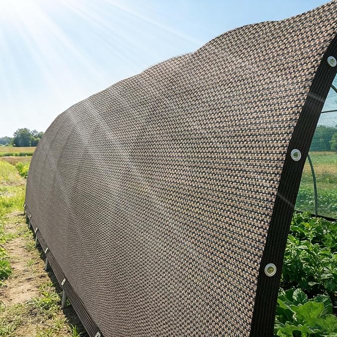 Shade Cloth for Garden,80% Shade Cloth for Plants,Mesh Tarp,Patio Covers for Shade and Rain,Suitable for Shading Plants,Greenhouses,Pavilions,Backyard Terraces
