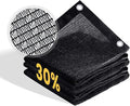 VICLLAX 30% Shade Cloth, 5x13FT Durable Black Mesh Trap with Every 3 FT Grommet, Sun Shade Fabric Netting for for Plants Cover, Greenhouse, Chicken Coop, Barn Kennel, Garden Patio