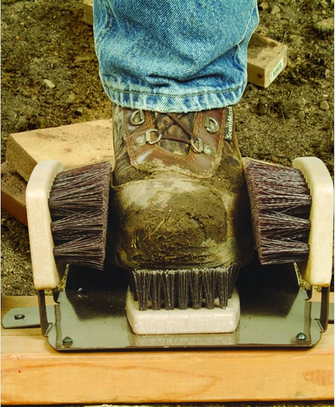 ERNITERTY BB2 Boot Brush W/Scraper