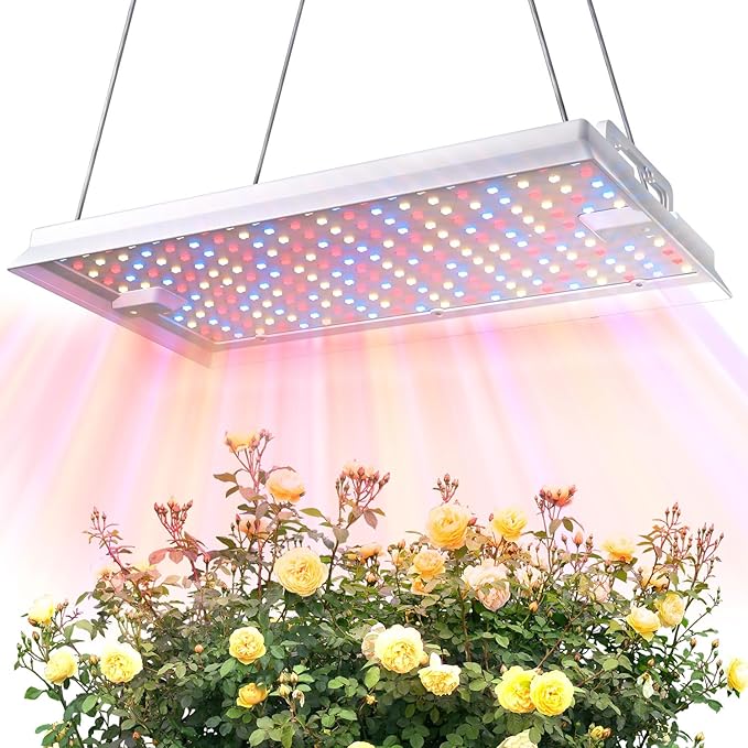 MetryGrow Plant Grow Light, [Smart APP 2x3 Ft Coverage] Genuine 100W Output LED Full Spectrum for Indoor Plants, 8-Level Brightness (Use Daisy-Chaining Hanging, Only Light Panel，No Control Panel)