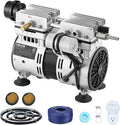 VEVOR Pond Aerators, 5.2CFM Aeration System for Lake up to 3 Acres, 3/4 HP Air Compressor, 1 Diffuser & 100' Weighted Tubings, Aeration Pump for Outdoor Ponds & Lakes Deep Water Oxygen Circulation