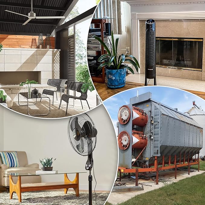 Warm Weather Thermostatically Controlled Outlet with LED Indicator Light, Used for Home, Farms and Industrial Fans, Automatically Turn On at 78°F and Off at 70°F