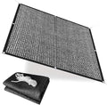 40% Sunblock Shade Cloth with Grommets - Garden Netting - Sun Shade Cover for Garden Patio Plants - Black (6' x 5')