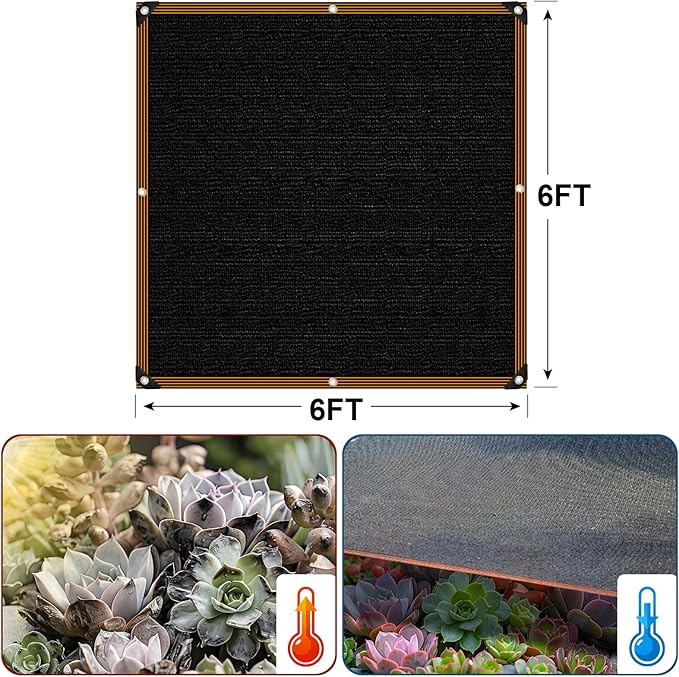 Shade Cloth - for Garden 90% Plant Shades Mesh Tarp with Grommets Outdoor Sun Shades Netting for Chicken Coop Greenhouse Vegetables Pergola Patio Cover