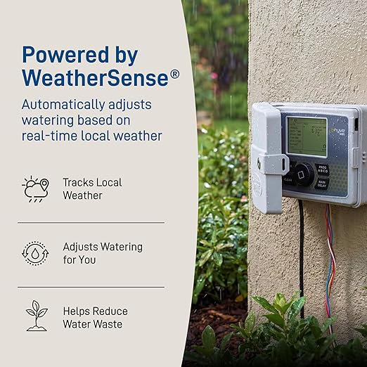 Orbit B-hyve Smart Indoor/Outdoor Sprinkler Controller - 6-Zone - App Controlled Smart Controller with Custom Irrigation Schedules - Weatherproof Multi-Zone Sprinkler System - 57946