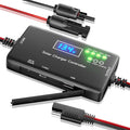 Solar Charge Controller 12V 20A, Solar Panel Charge Controller with Type-C and USB Output for Solar Panel and Gel, AGM, LiFePO₄ Battery