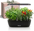 Nouri Hydroponics Growing System, 12 pod APP Smart Indoor Herb Garden Kit with LED Grow Lights, Hydroponic Herb Garden Indoor for Plant Lovers, Gardeners, Kitchen, Basil Seeds Included