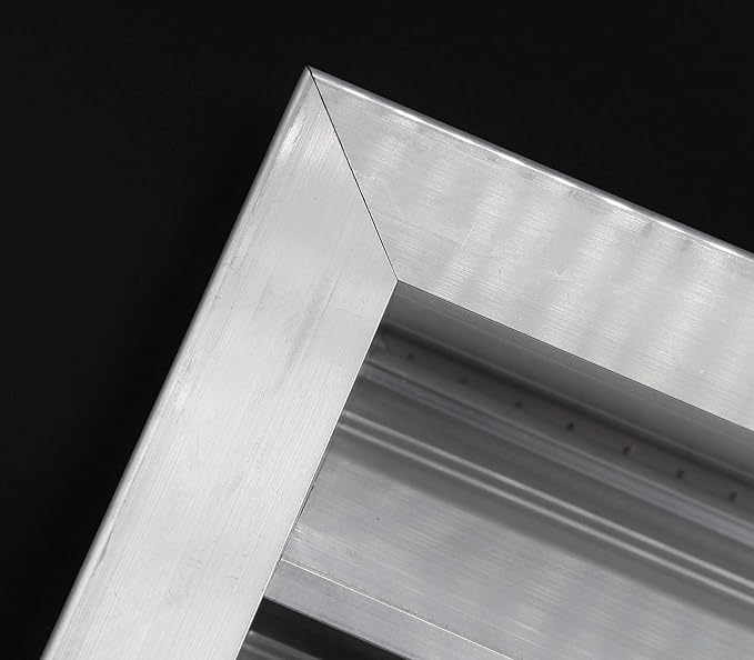 HVAC Premium 10"W x 14"H Aluminum Exterior Gable Louver Vent for Walls & Crawlspace - Weather-Resistant Air Grille with Screen Mesh - [Outer Dimensions 11.75"W x 15.75"H]
