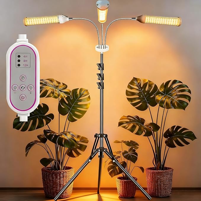 LED Grow Lights for Indoor Plants Full Spectrum, LED Plant Light with Stand (270 LEDs Stand)