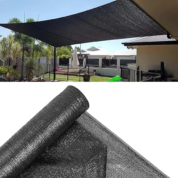 40% Shade Cloth Roll 6' x 100 FT with Grommets, UV Resistant Sunblock Mesh Cover for Garden, Greenhouse, Plants, Patio, Kennel, Green