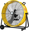 BILT HARD 24" 8100 CFM High Velocity Industrial Drum Fan, 3-Speed Heavy Duty Metal Shop Fan for Garage, Warehouse, Workshops, Factory and Basement, UL Listed